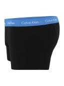 Calvin Klein Plus 3 Pack Cotton Stretch Low Rise Trunks in Black