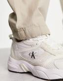 Calvin Klein Retro Tennis Oversized Mesh Womens White Trainers - US 6