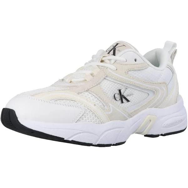 Calvin Klein Retro Tennis Oversized Mesh Womens White Trainers - US 6