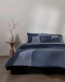 Calvin Klein Sculptural Block Quilt Cover in Dusk Navy King Size