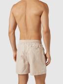 Calvin Klein Swim Core Logo Taped Swim Short - Beige - Size - XL