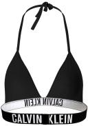 Calvin Klein Swim Triangle Bikini Top - Black