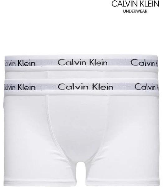 Calvin Klein Trunks 2 Pack White