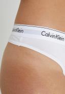 Calvin Klein Underwear Modern Cotton Plus Size Thong - White