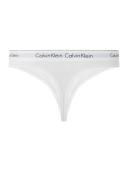 Calvin Klein Underwear Modern Cotton Plus Size Thong - White