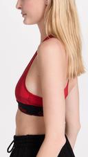 Calvin Klein Underwear Modern Cotton Unlined Bralette | Red/Plaid | Size L | Shopbop