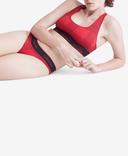 Calvin Klein Underwear Modern Cotton Unlined Bralette | Red/Plaid | Size M | Shopbop