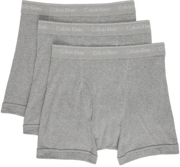 Calvin Klein Underwear Three-Pack Blue Micro Boxer Briefs