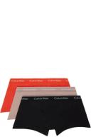 Calvin Klein Underwear Three-Pack Multicolor Woven Boxers
