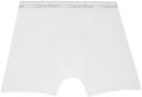 Calvin Klein Underwear Three-Pack White Classic Fit Boxer Briefs