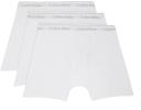 Calvin Klein Underwear Three-Pack White Classic Fit Boxer Briefs