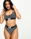 Calvin Klein Unlined Bralette Bra Black L Woman