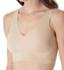 Calvin Klein Womens QF4708 Invisibles Lightly Lined V Neck Bralette Bra