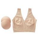 Calvin Klein Womens QF4708 Invisibles Lightly Lined V Neck Bralette Bra