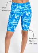 Calypsa Long Bike Swim Shorts Eggplant - 3x - AfterPay & zipPay Available