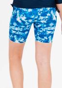 Calypsa Mid-Thigh Swim Shorts Blue Tie Dye - L - AfterPay & zipPay Available