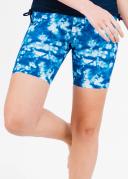 Calypsa Mid-Thigh Swim Shorts Blue Tie Dye - L - AfterPay & zipPay Available