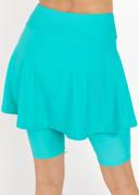 Calypsa Midi Swim Skort Calypsa Teal - L - AfterPay & zipPay Available
