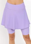 Calypsa Midi Swim Skort Lavender - L - AfterPay & zipPay Available