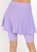 Calypsa Midi Swim Skort Lavender - L - AfterPay & zipPay Available