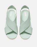 Camper Balloon - Sandals For Women - Green, Size 39, Smooth Leather