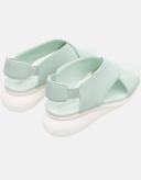 Camper Balloon - Sandals For Women - Green, Size 39, Smooth Leather