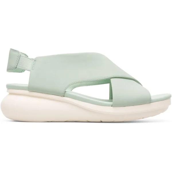 Camper Balloon - Sandals For Women - Green, Size 39, Smooth Leather