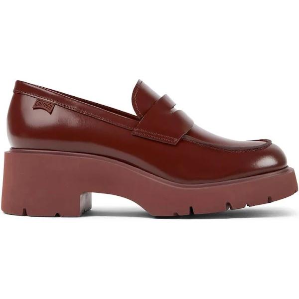 Camper - Milah Loafers Burgundy For Women - Size 38 EU - 24S