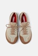 Camper Path - Sneakers For Men - Grey, Brown, Size 43, Cotton Fabric