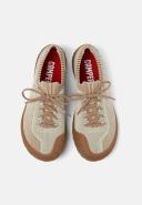 Camper Path - Sneakers For Men - Grey, Brown, Size 44, Cotton Fabric