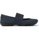 Camper Right - Ballerinas For Women - Blue, Size 42, Smooth Leather