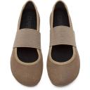 Camper Right - Ballerinas For Women - Grey, Size 38, Smooth Leather