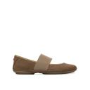 Camper Right - Ballerinas For Women - Grey, Size 38, Smooth Leather