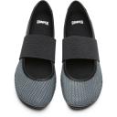 Camper Right - Ballerinas For Women - White, Grey, Black, Size 36, Smooth Leather