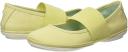 Camper Right - Ballerinas For Women - Yellow, Size 35, Smooth Leather