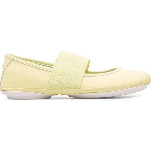 Camper Right - Ballerinas For Women - Yellow, Size 35, Smooth Leather