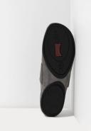 Camper Right Grey Leather Ballet Flats