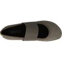 Camper Right Grey Leather Ballet Flats