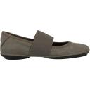 Camper Right Grey Leather Ballet Flats