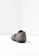 Camper Right Grey Leather Ballet Flats