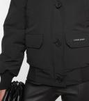 Canada Goose Black Chilliwack Hooded Bomber Jacket