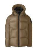 Canada Goose Crofton Black Label Beige Nylon Padded Jacket Green