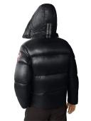 Canada Goose Crofton Black Label Beige Nylon Padded Jacket Green