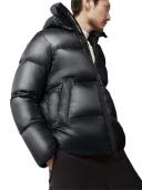 Canada Goose Crofton Black Label Beige Nylon Padded Jacket Green