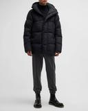 Canada Goose Men, Armstrong hooded parka, Blue, XS, Jackets, Materialmix