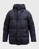 Canada Goose Men, Armstrong hooded parka, Blue, XS, Jackets, Materialmix