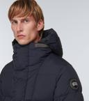 Canada Goose Men, Armstrong hooded parka, Blue, XS, Jackets, Materialmix