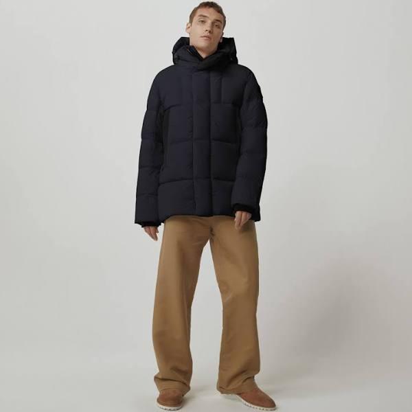 Canada Goose Men, Armstrong hooded parka, Blue, XS, Jackets, Materialmix