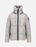 Canada Goose Men, Crofton puffer jacket, Silver, L, Jackets, Materialmix