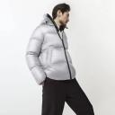 Canada Goose Men, Crofton puffer jacket, Silver, L, Jackets, Materialmix